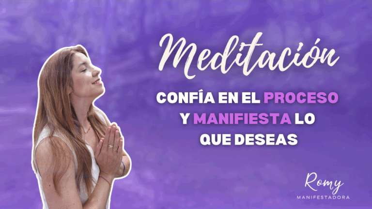 Manifiesta desde el alma y confía en el proceso